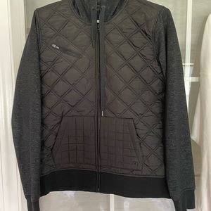 Black Hurley Zip Up Jacket